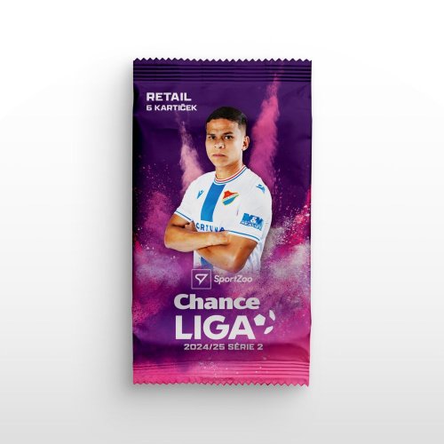 SportZoo Retail balíček Chance Liga 2024/25 – 2. série – fotbalové karty